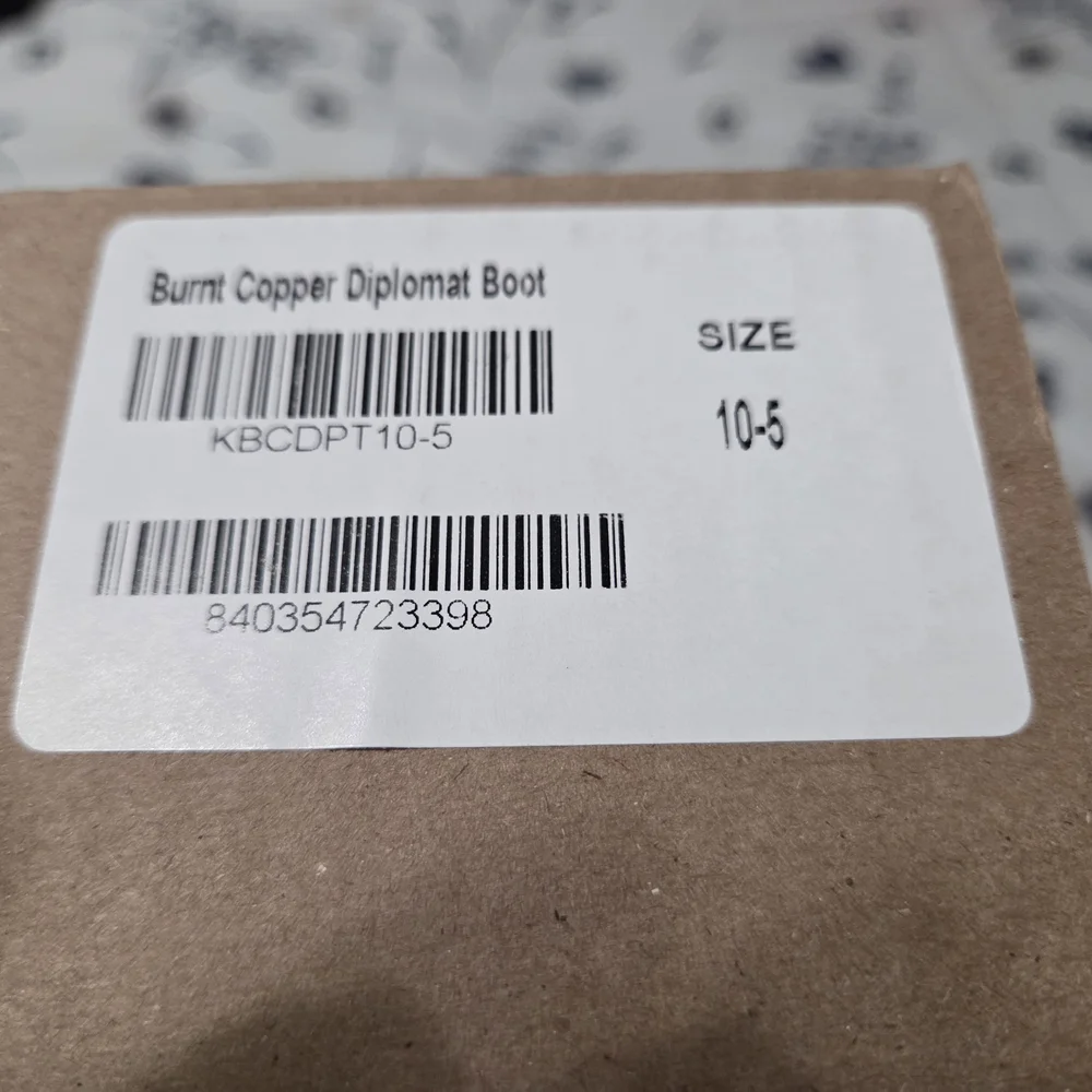 Thursday Boot Company Brown and Black Shoe Box